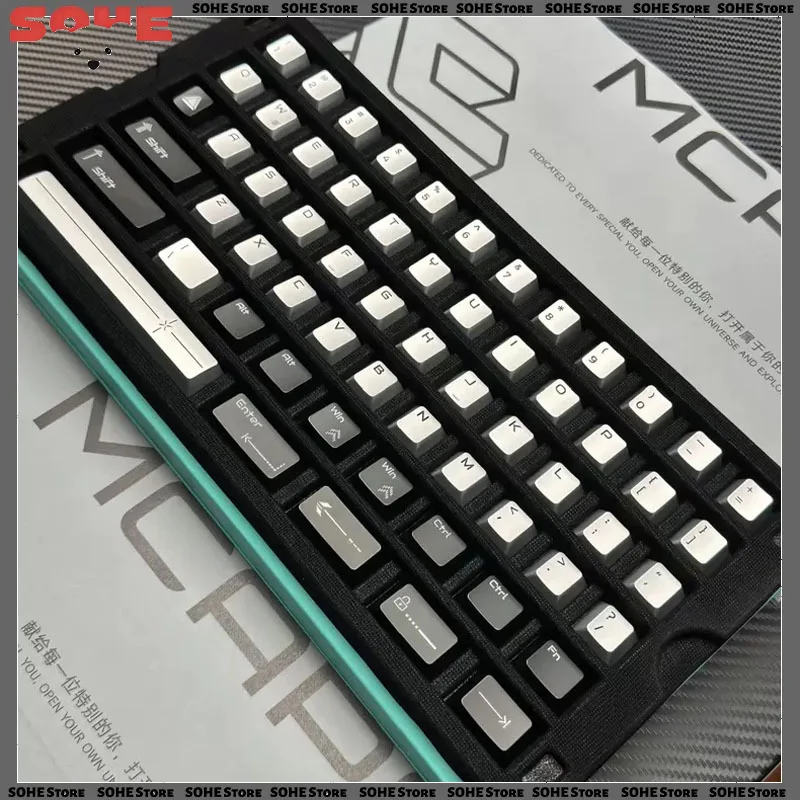 MELETRIX MCAPS Metal Keycap 61 Keys 9 Additional Customized Mechanical Keyboard Magnetic Switch Keyboard Cnc Game Accessories