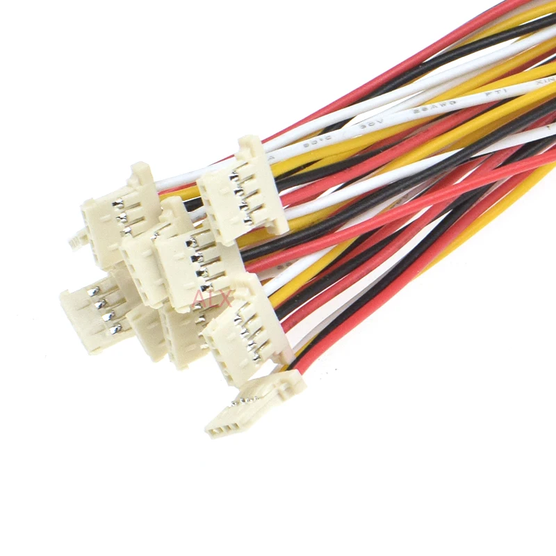 10 sztuk MX1.25 15cm 2P/3P/4P/5P/6P/8P 51146 1.25mm ultracienki przewód terminalowy A1254 SMD pozioma obudowa uchwyt kabel łączący LCD — zdjęcie 6