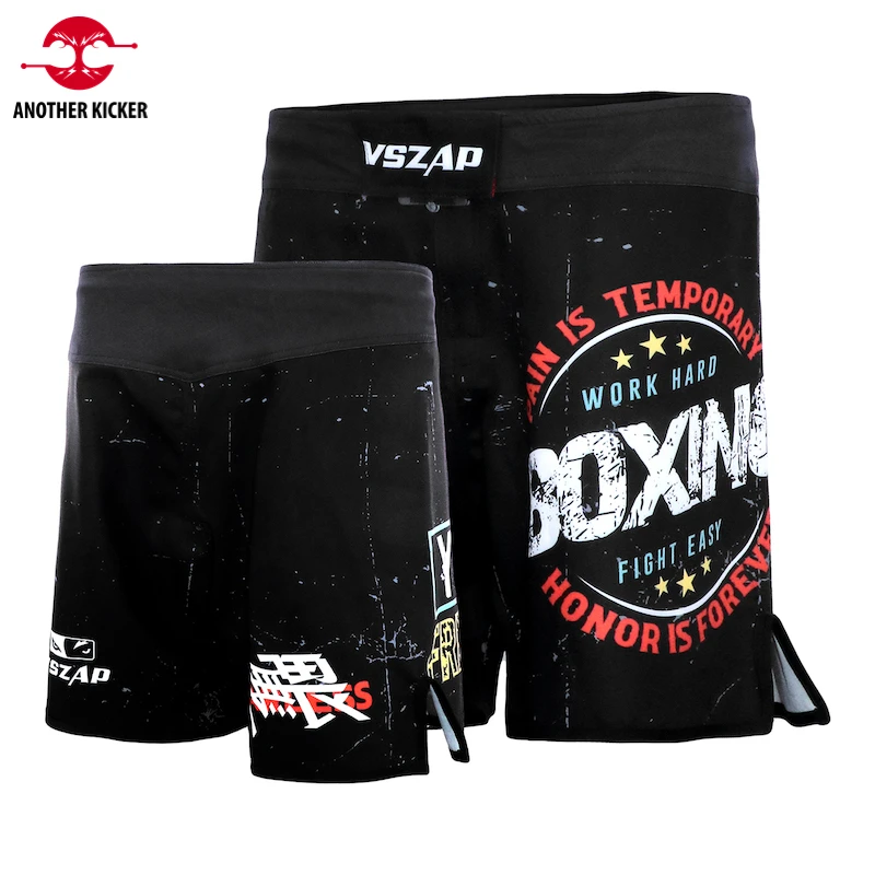 MMA BJJ Jiu Jitsu Shorts Men No Gi Fight Short for Grappling, MMA, Wrestling, Muay Thai, Fitness Sports Athletic Boxing Trunks