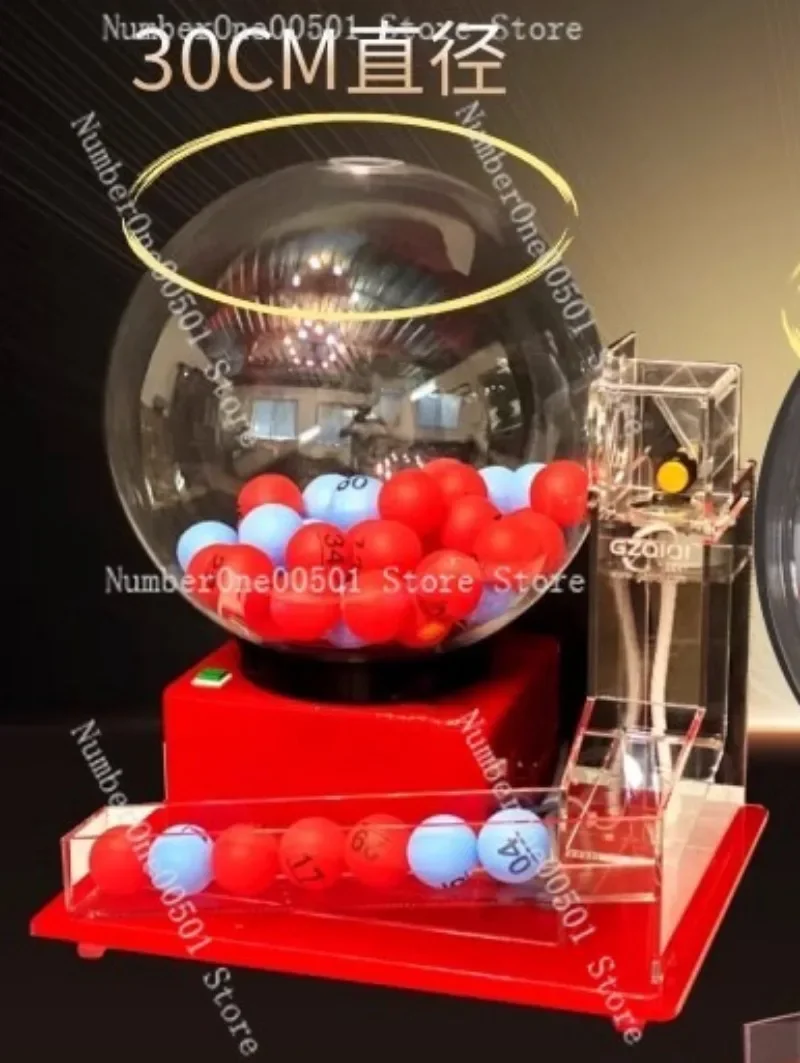 Automatic Lottery Raffle Machine Desktop 60 100 Balls for Events
