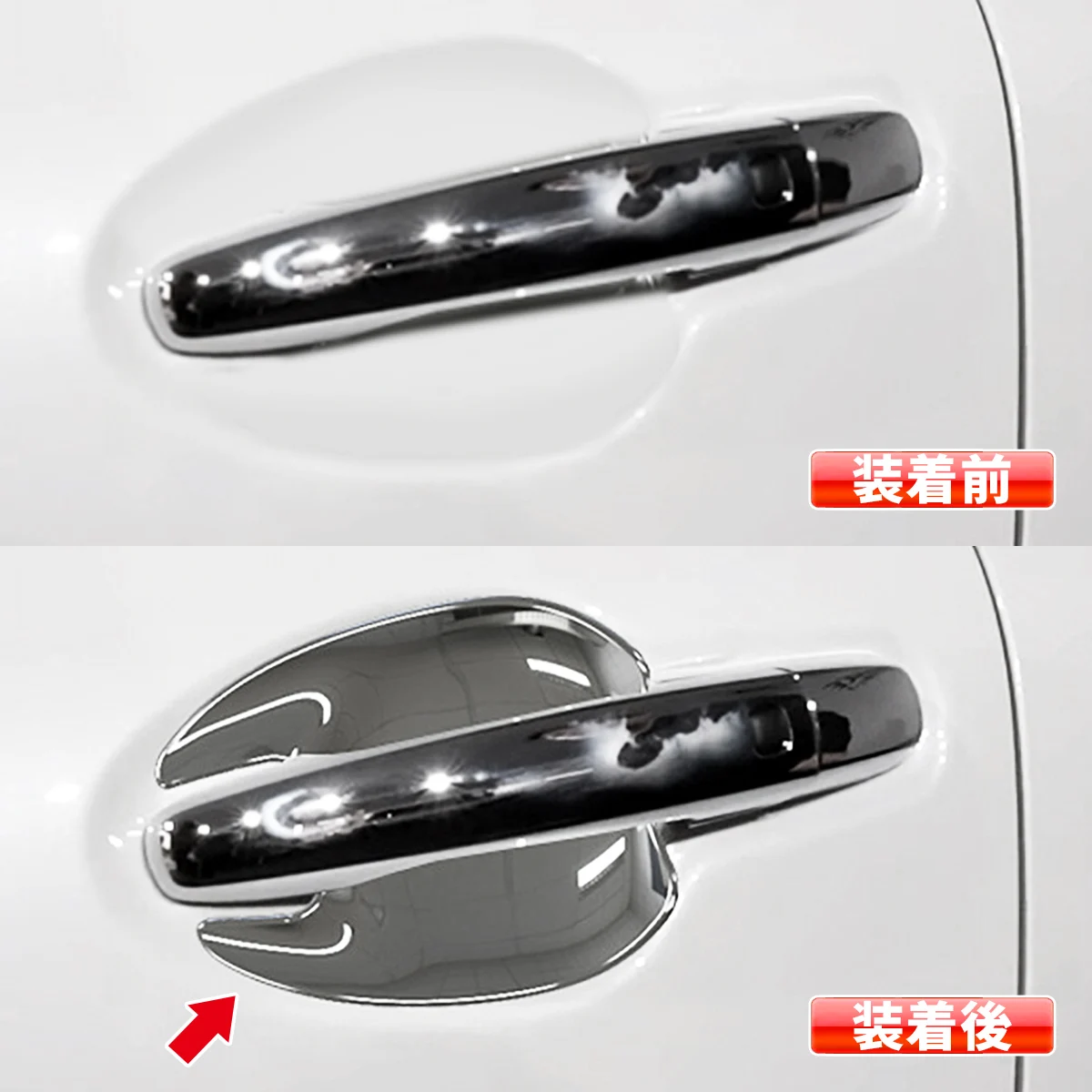 For Suzuki Fronx WDB3S WEB3S 2024 2025 2026 ABS Chrome Door Handle Bowl Cover Cup Cavity Trim Insert Catch Molding Garnish