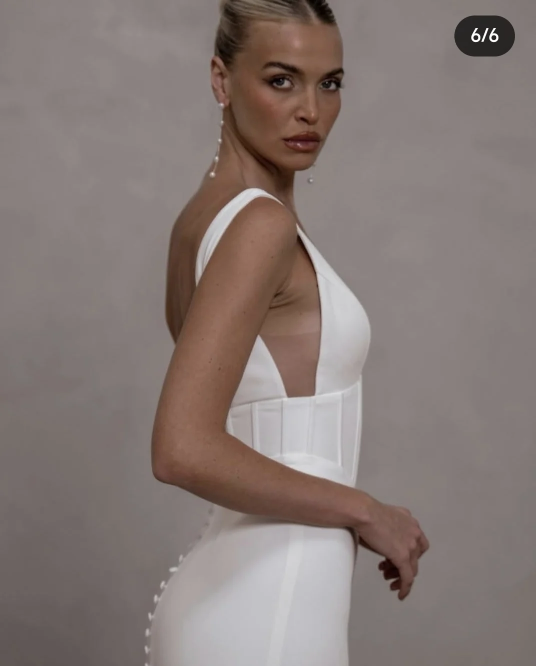 Robe de Novia Satin robe de mariée élégante col en v sans manches sirène pour les femmes superbe robe de mariée с iyoдебное pлаalıе dos nu