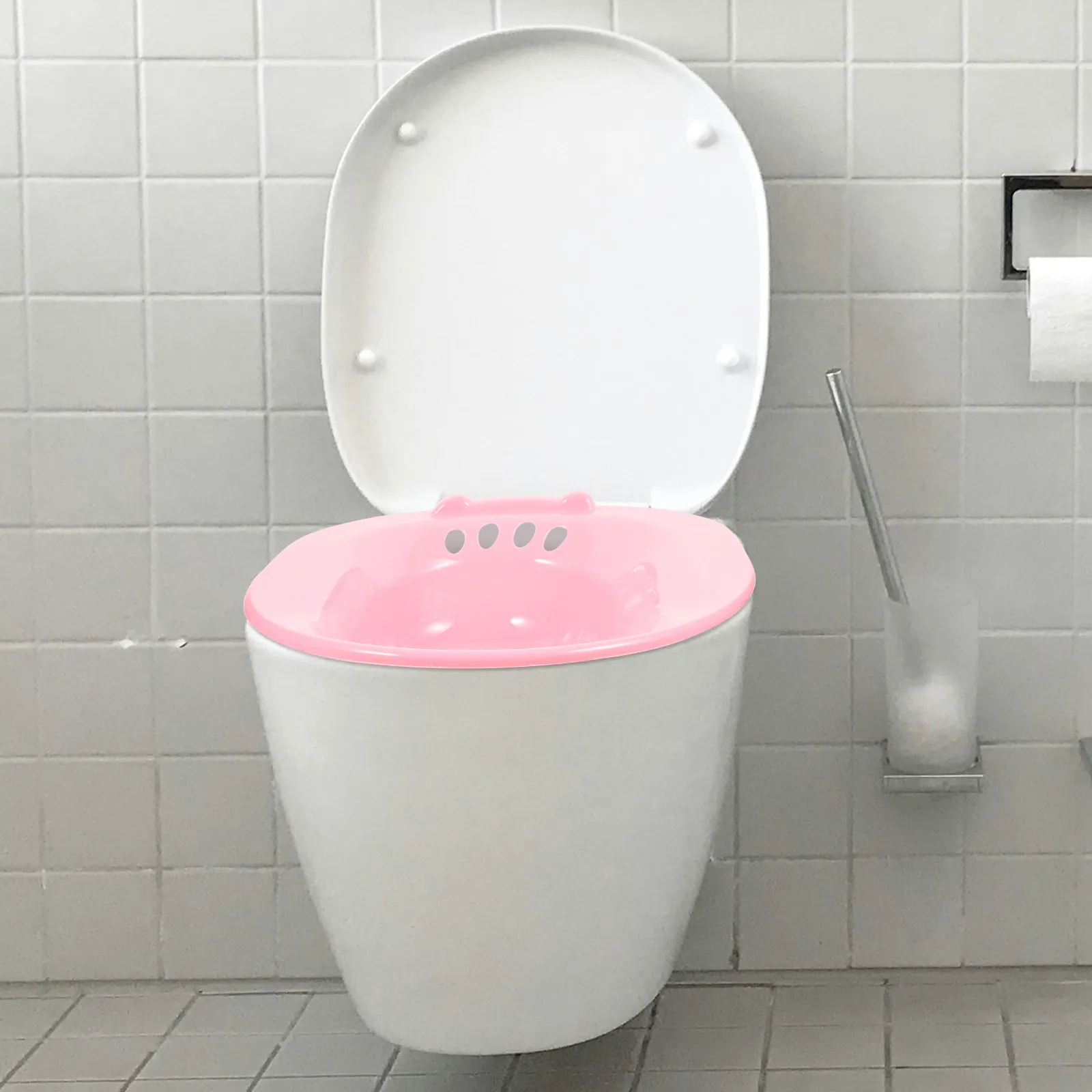 

Large Thickened Sitz Bath Basin Pregnant Elderly Hemorrhoid Tub Toilet Seat Wash Basin Oval Tub Bucket