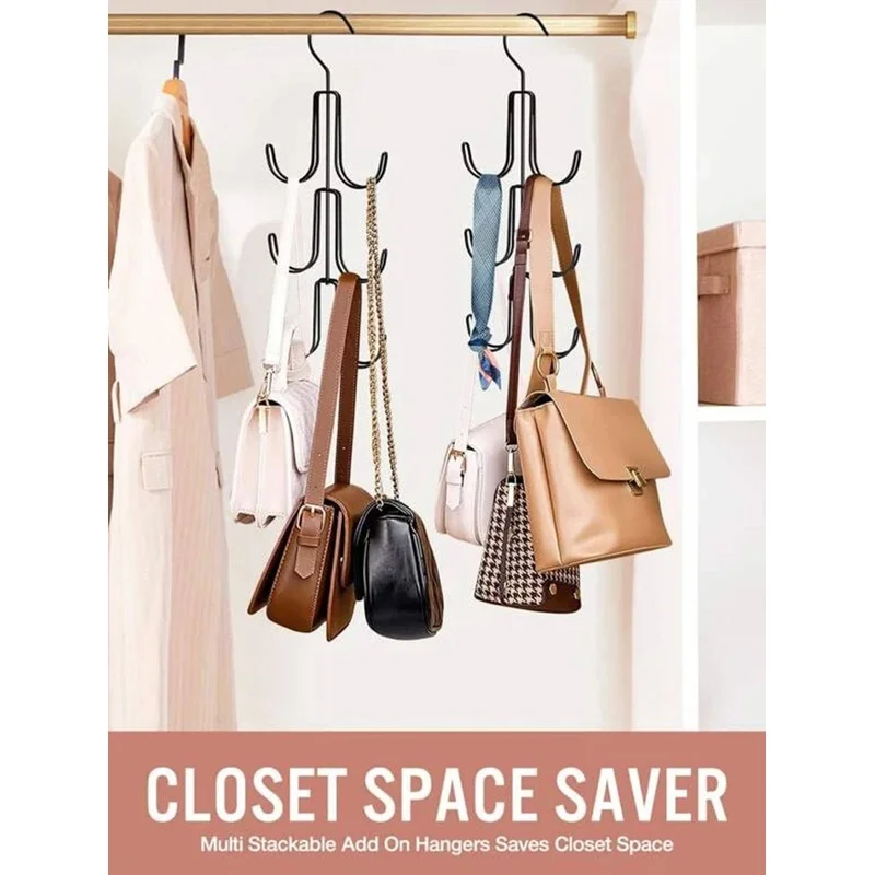 Bag Hanging Organizer Hook Multifunctional Hanger For Belts Ties And Bags Decorations Decor Festival Decor Room Decor Home Decor