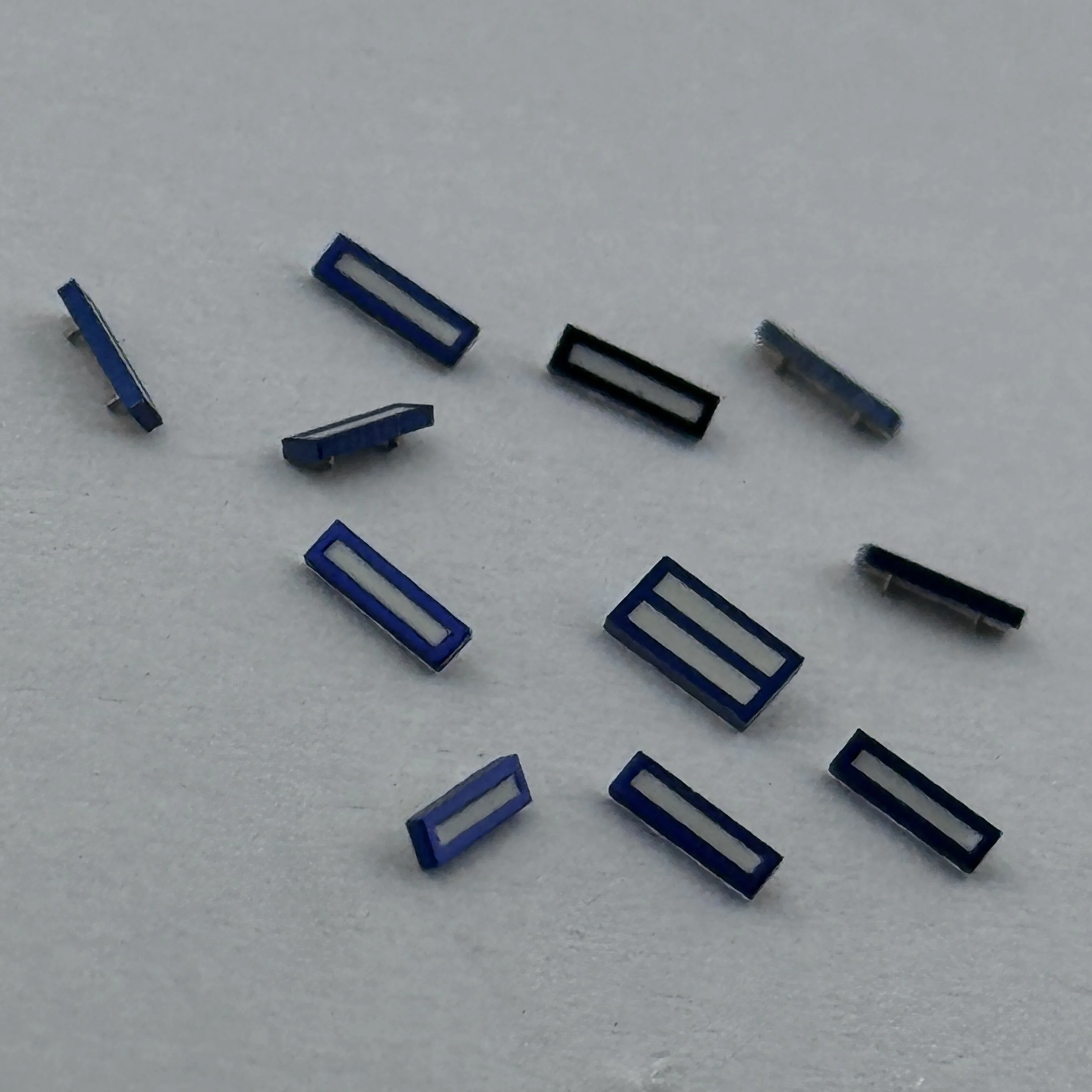 Watch Hour Markers Luminous Blue Index Fit 28.5mm Dial NH35 Movement DIY Watch Mod Replacement Parts