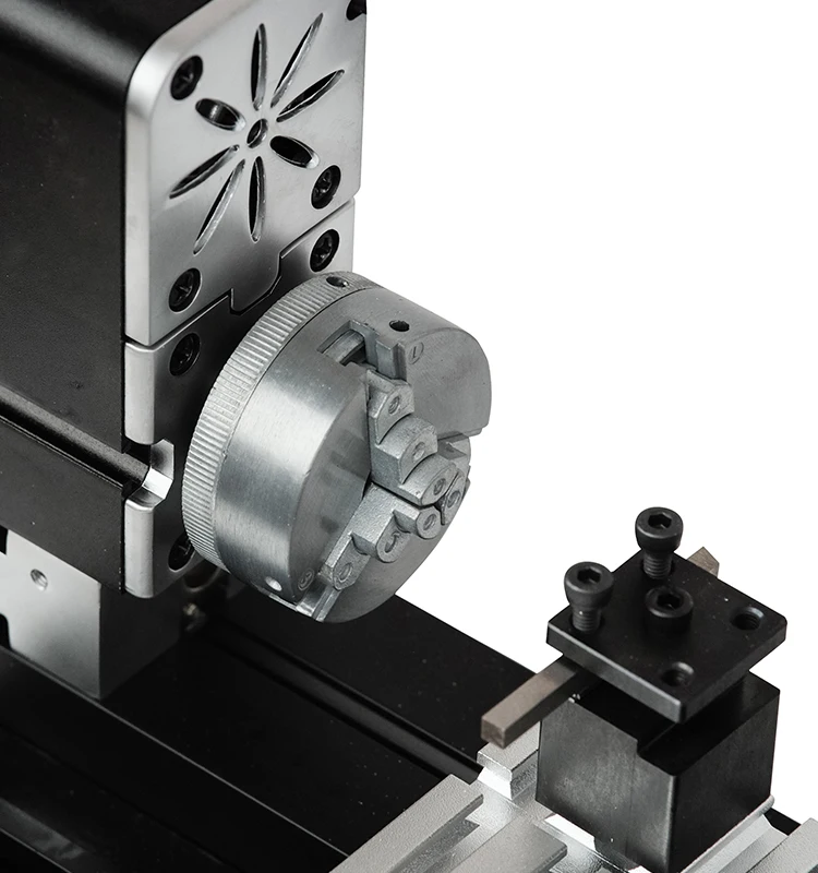 Fai da te buon prezzo 60W migliorato multiuso mini tornio per fresatura mini tornio automatico interamente in metallo Cina