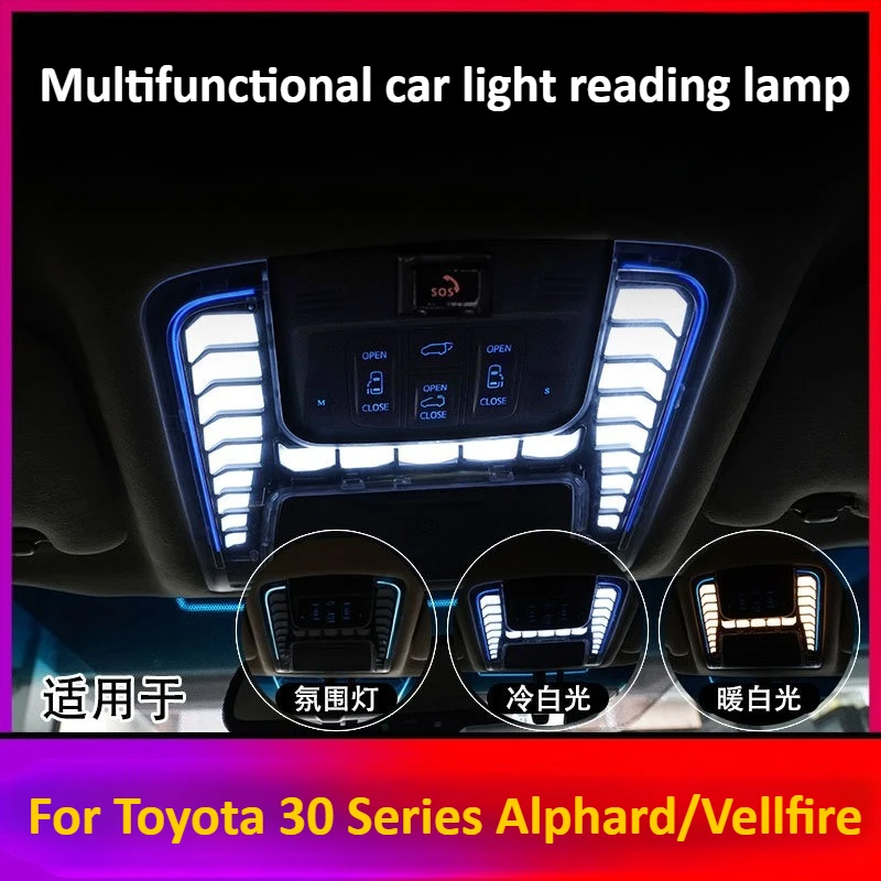 

For Toyota 30 Series Alphard/Vellfire Car LED Reading Light Ambient Light Modification Accessories