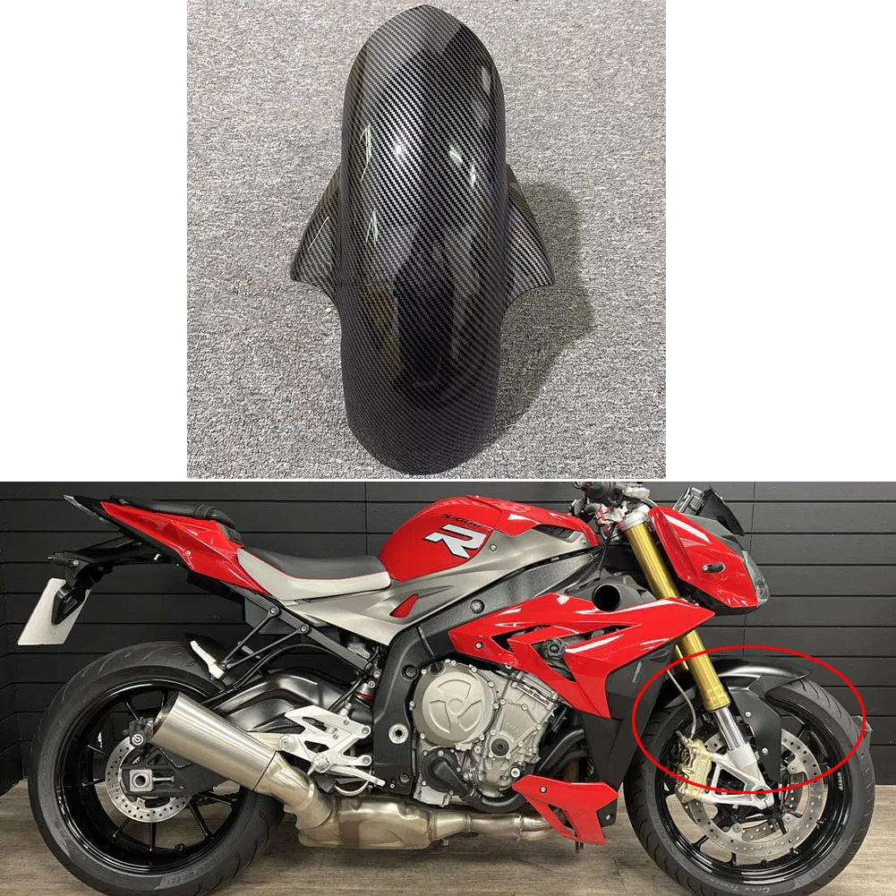 Motorcycle Carbon Fiber Printed  ABS Injection Front Fender Mudguard Fairing For BMW S1000R 2015 2016 2017 2018