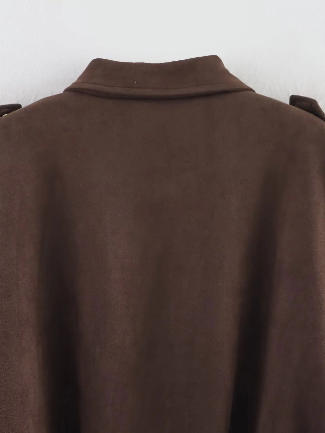 HH Women's Street Fashion Solid Loose Suede Texture Coats Causal Long Bat Sleeves Lapel Zipper Fly Winter Vintage Jackets 77 S2e9e6975f2a34889b2cd9fb65b08808c3