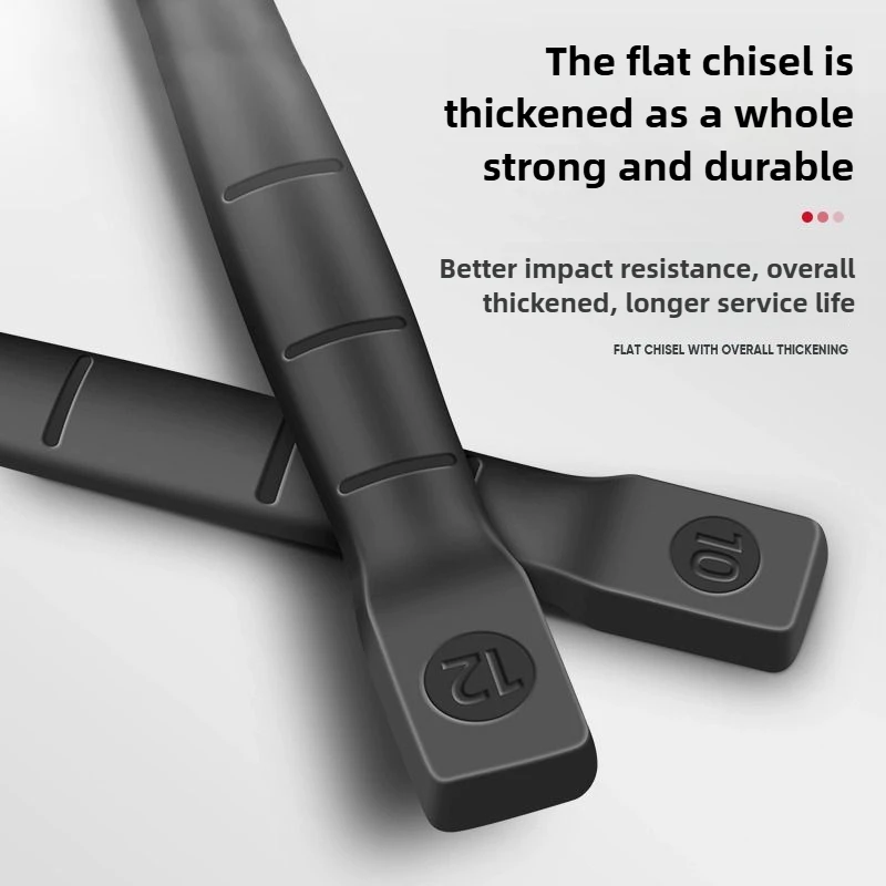 Concrete Chisel with Tungsten Steel Alloy Chisel Head Chrome Vanadium Steel Masonry Flat Spade Hand Tool Sturdy and Practical