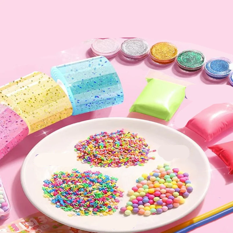 DIY Craft Pinch Toy Making Blowable Bubble Tape Non-Marking Double-Sided Adhesive Reusable Color High Sticky Nano Tape