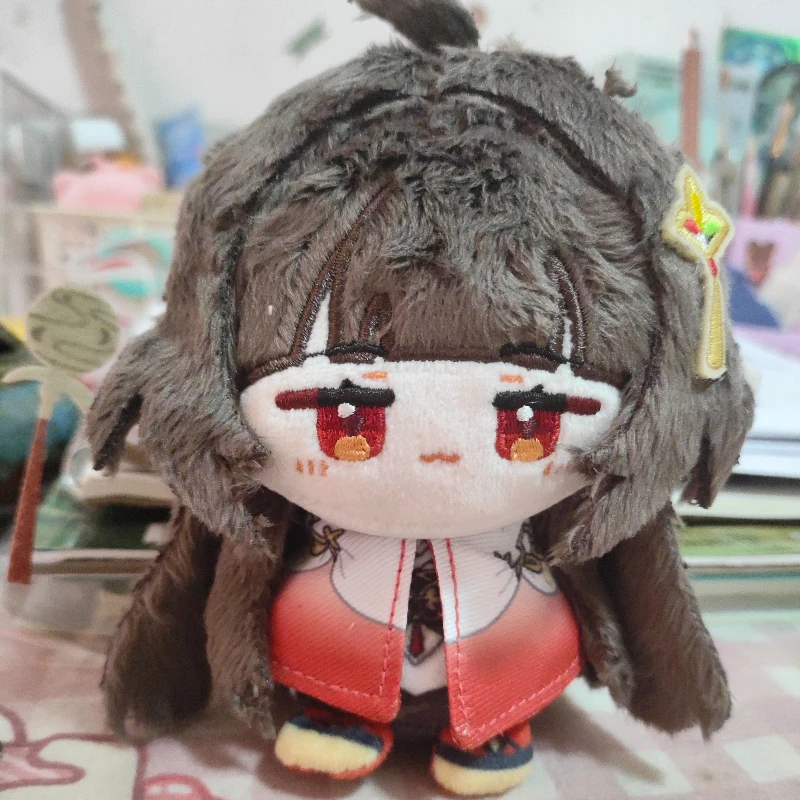 12Cm Anime Game Genshin Impact Feixiao Kawaii Cosplay Dango Pluche Gevulde Pop Sleutelhanger Mini Knuffels Rugzak Hangers Speelgoed Gift