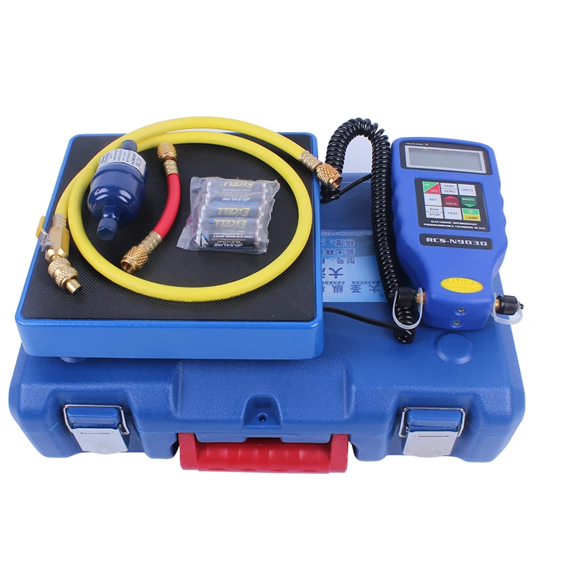 RCS-7040 Refrigerant Filling Electronic Scale Weighing Tool High Precision Portable Refrigerant Freon Liquid Scale