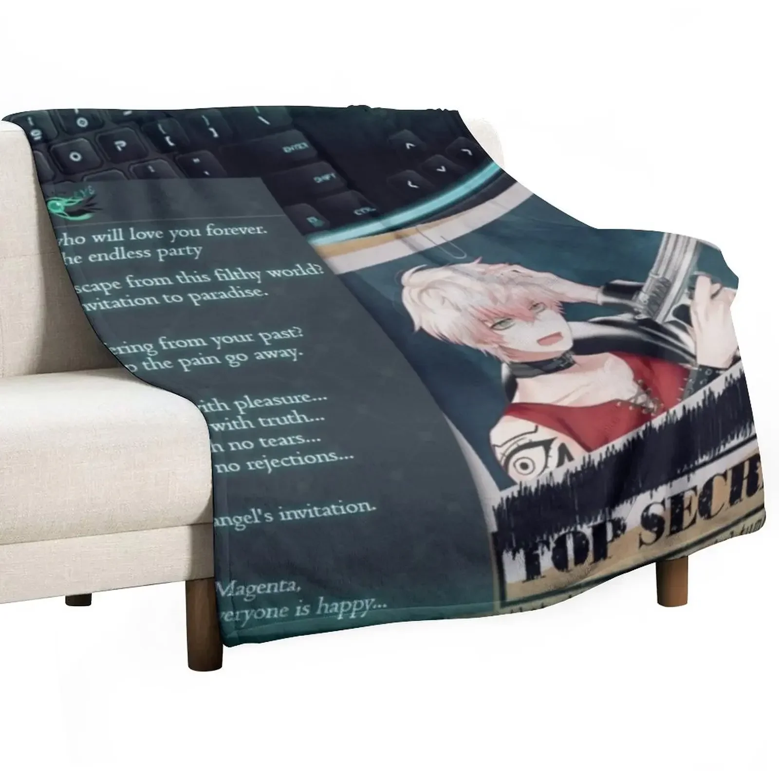 MysMe - You-know-who :P Throw Blanket Summer Beddings Flannels For Decorative Sofa valentine gift ideas Blankets