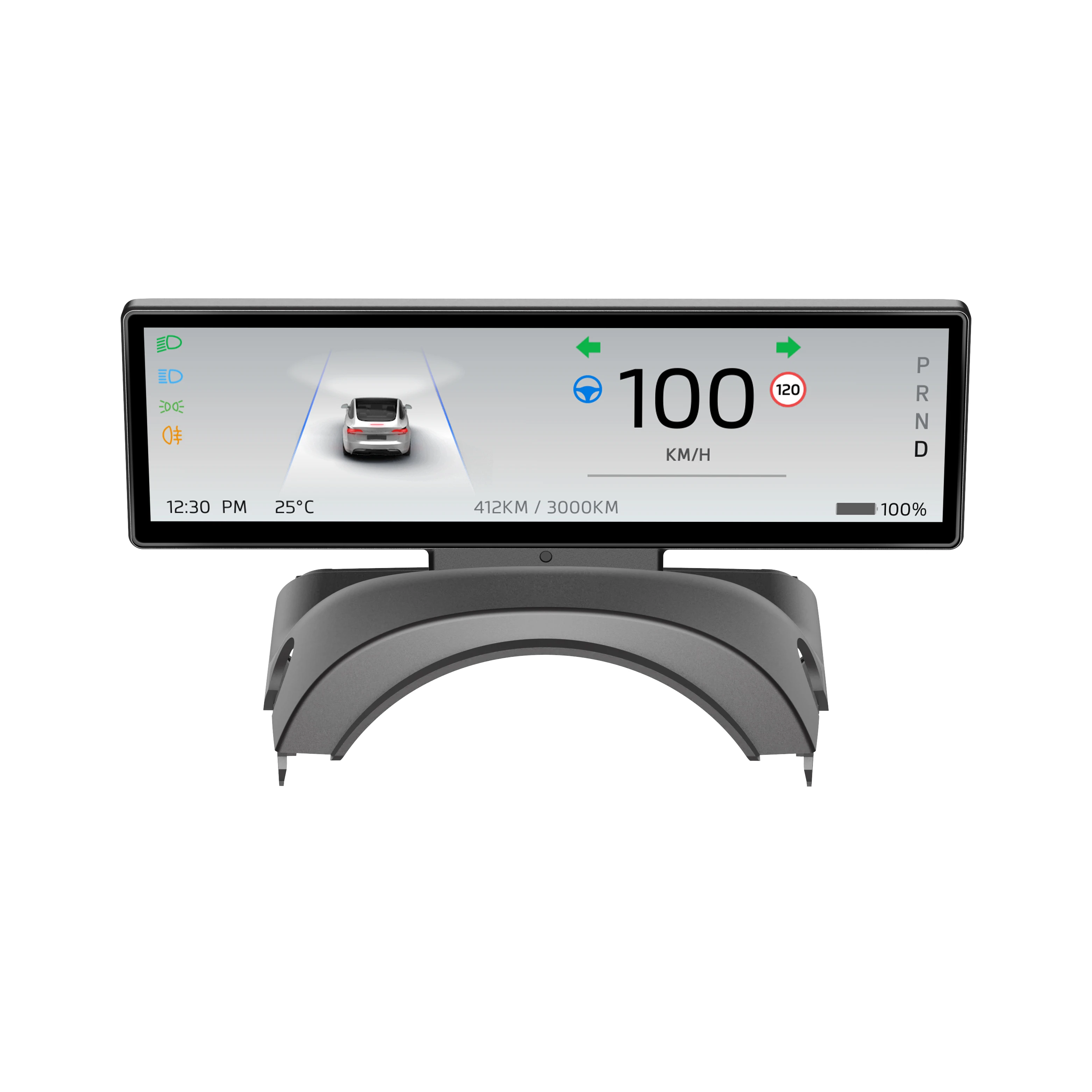 Sistema Linux da 8,8" per cruscotto auto Tesla Touch Display HUD Funzione Bluetooth per accessori auto Tesla Model Y/3