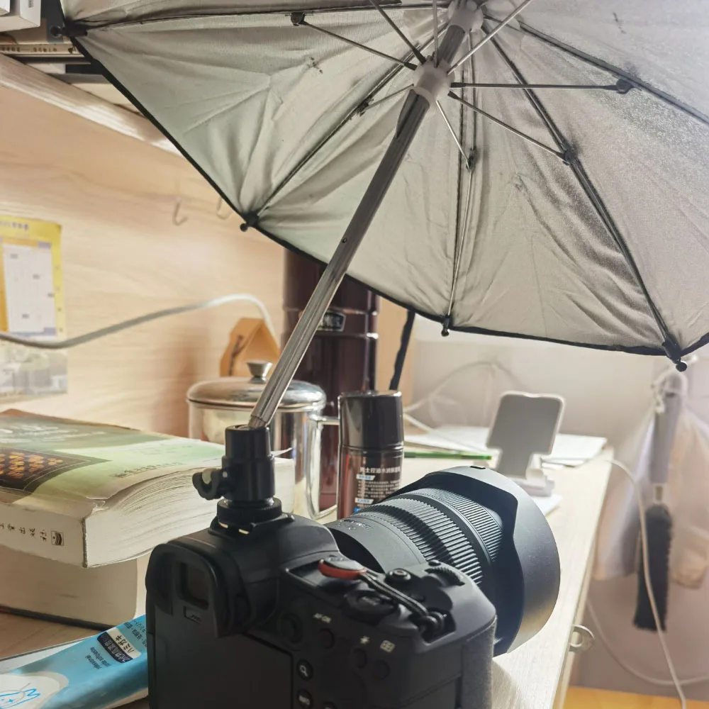 Câmera guarda-chuva impermeável capa de chuva guarda-sol capa de chuva adaptador de sapato quente para canon nikon sony pentax fujifilm fuji olympus leica