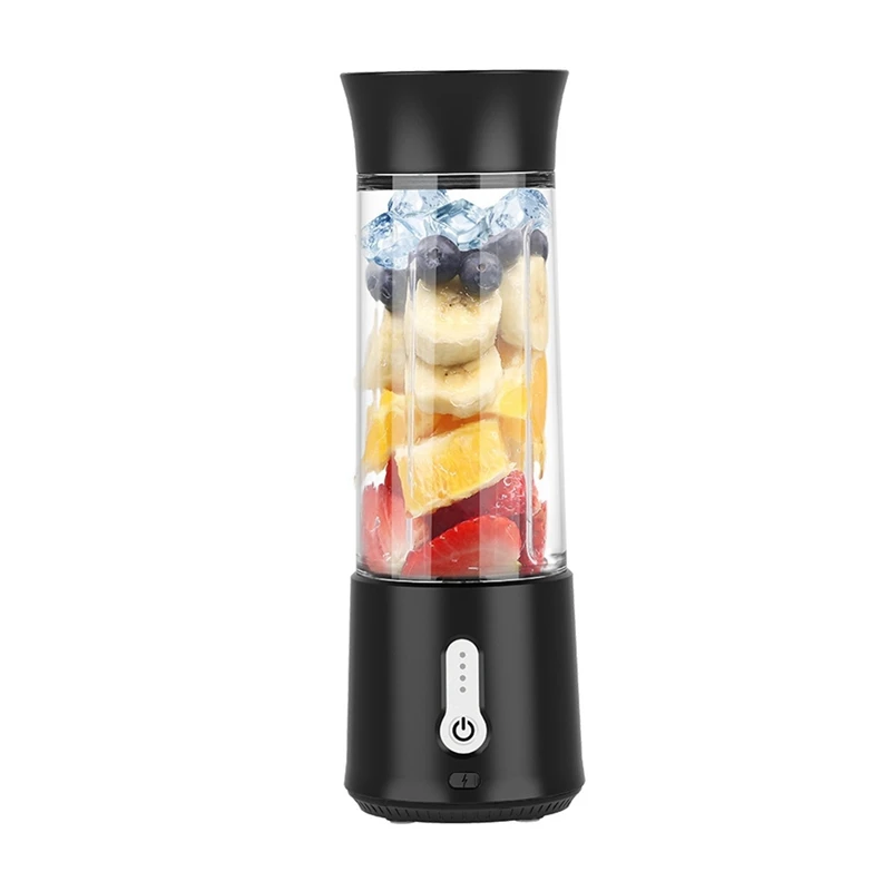 

Portable Electric Blender Mini Handheld Fruit Mixer With 6 Blades Personal USB Rechargeable Juices Cup 500ML