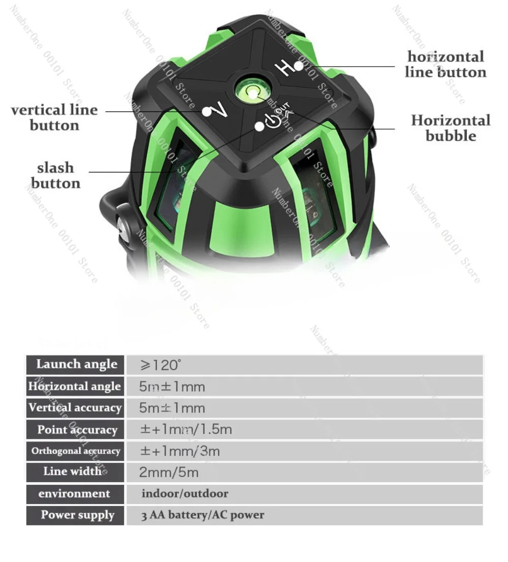 2/3/5 Lines Laser Level Waterproof Construction Tools High Precision Erramientas De Construccion Green Light Nivel Laser