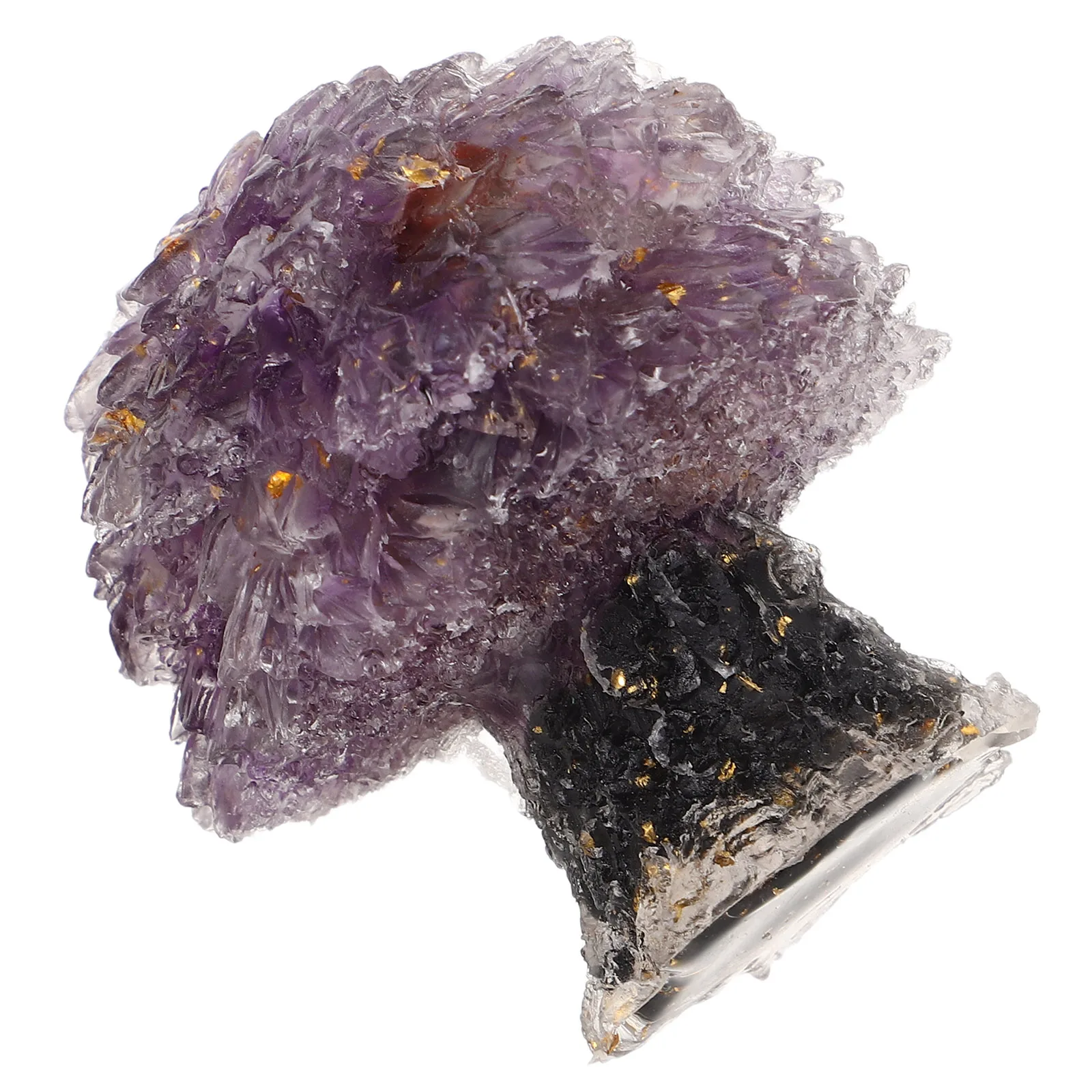 

Crystal Decorative Objects Desktop Bookshelf Ornament Small Tree Fortune Stone Natural CrystalPlant Wealth Tree Office Study