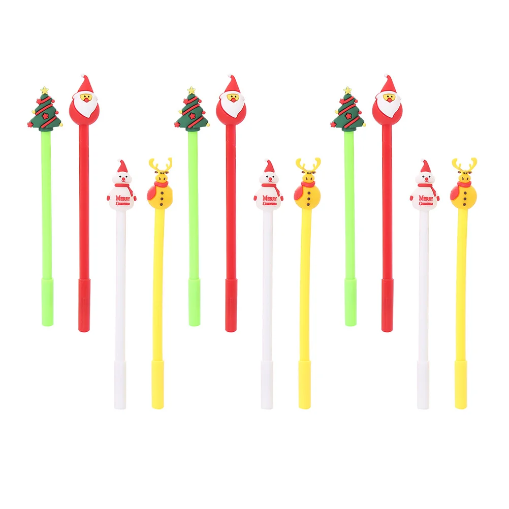 

20 Pcs Christmas Gel Pen Pens Students Stationery for Plastic Xmas School Writing