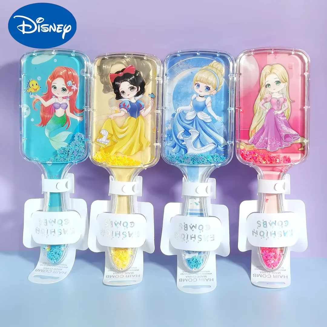 

Disney Snow White Princess Air Cushion Comb Colorful Soft Hair Care Tool Airbag Feature Gentle Hair Stroking Girls Gifts