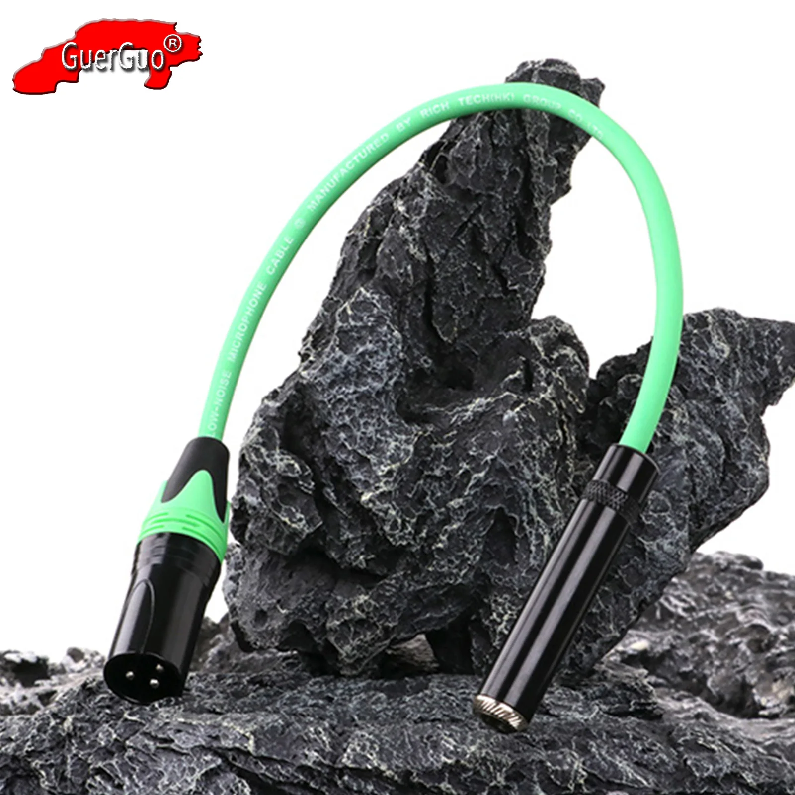 

3Pin XLR Male to 6.35mm Female TS/TRS Jack Audio Extension Cable Adapter Converter for Amplifier Mixer Effect Sound Card Speaker