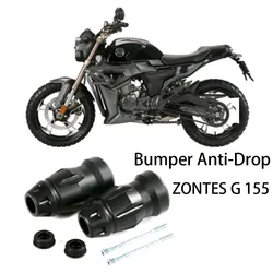 Motorcycle Accessories For ZONTES G 155 SR G1-155 Bumper Anti-Drop Gguard Rod Protective Glue Fit G155 SR / G1 155