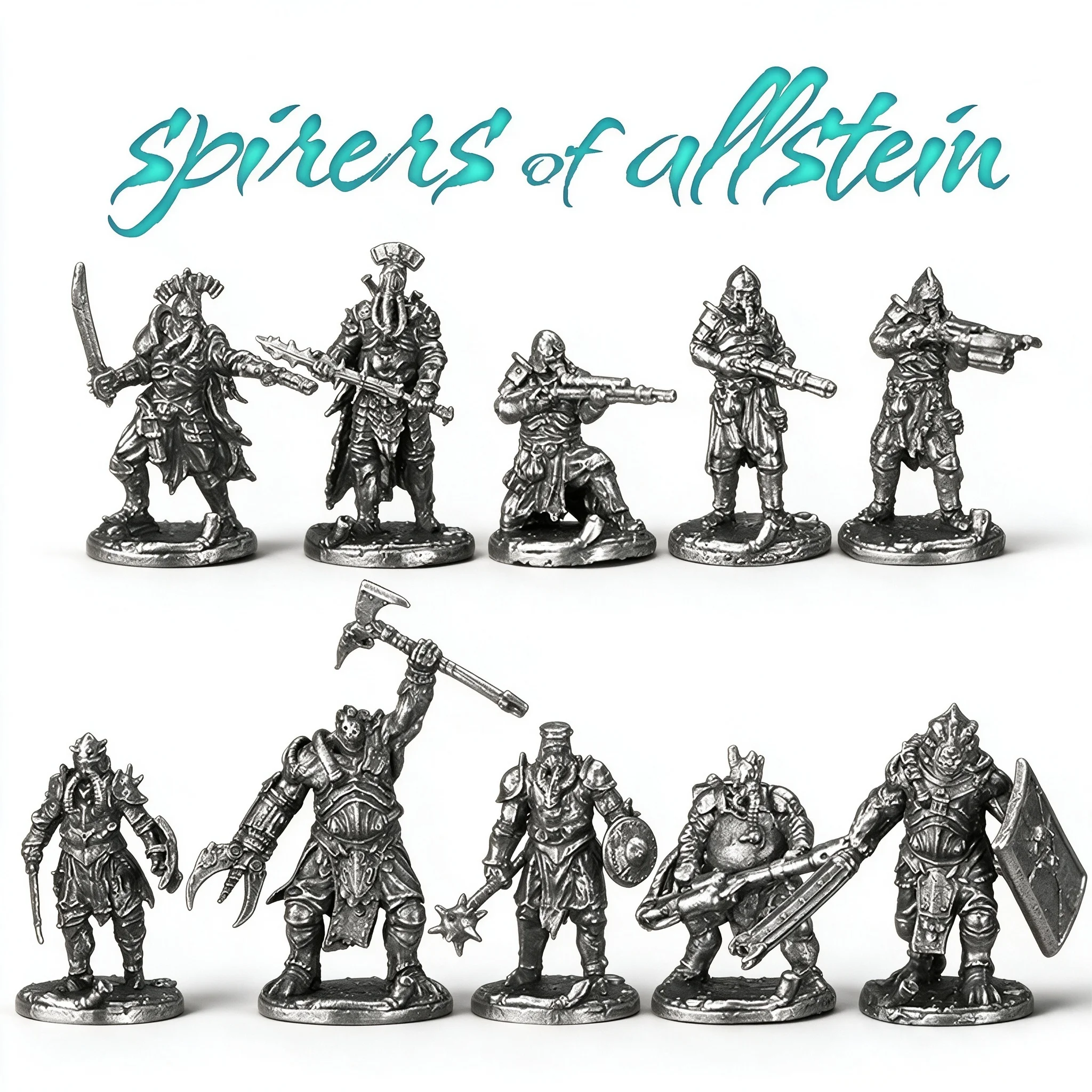 Metal Orstein Spire Raider Soldier Model Action Figure Toy Gift Tabletop Game Chess Piece Ornament
