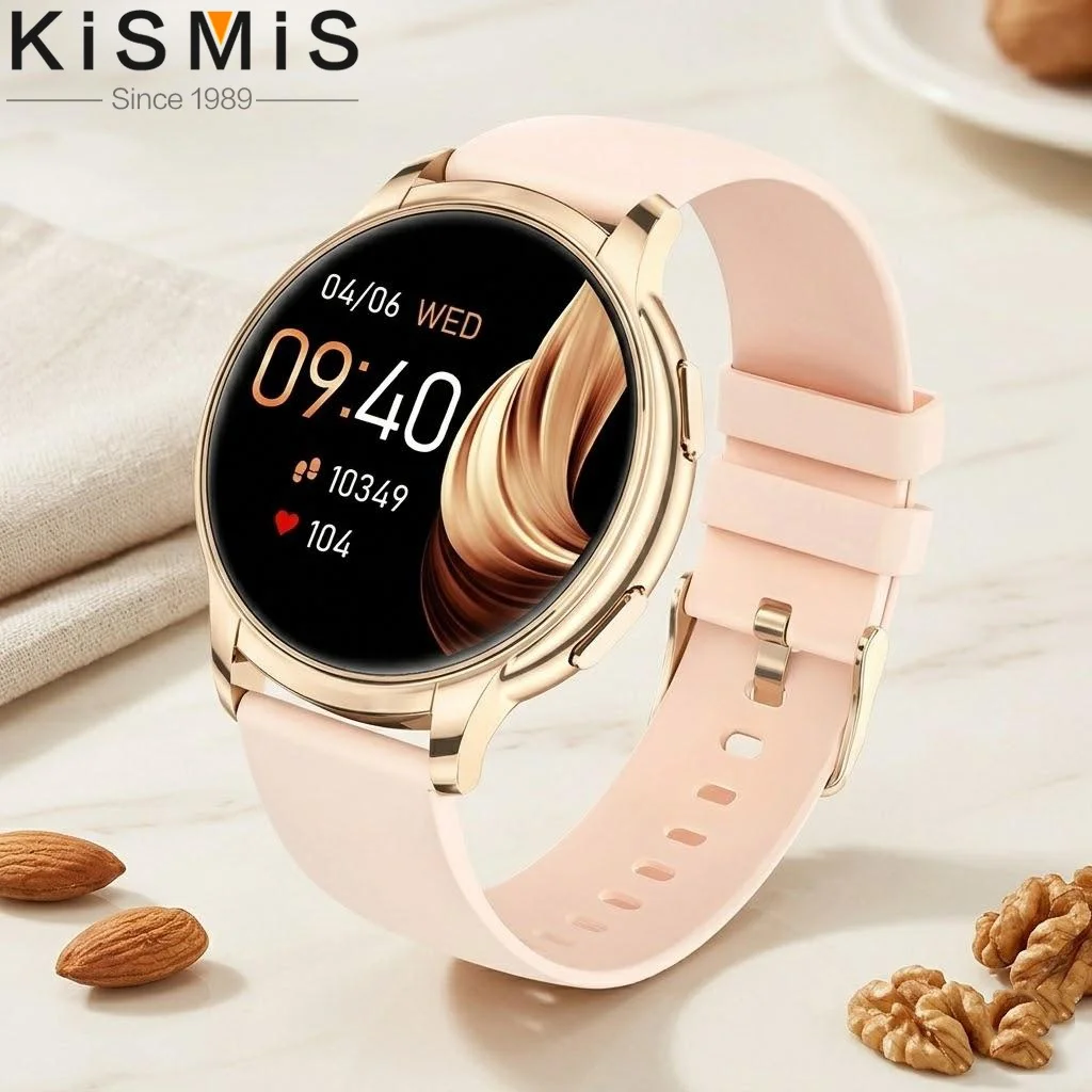 Water Resistant Smartwatch for Women with Heart Rate Monitor Sleep Tracker and Receive Calls Compatible with Android iOS