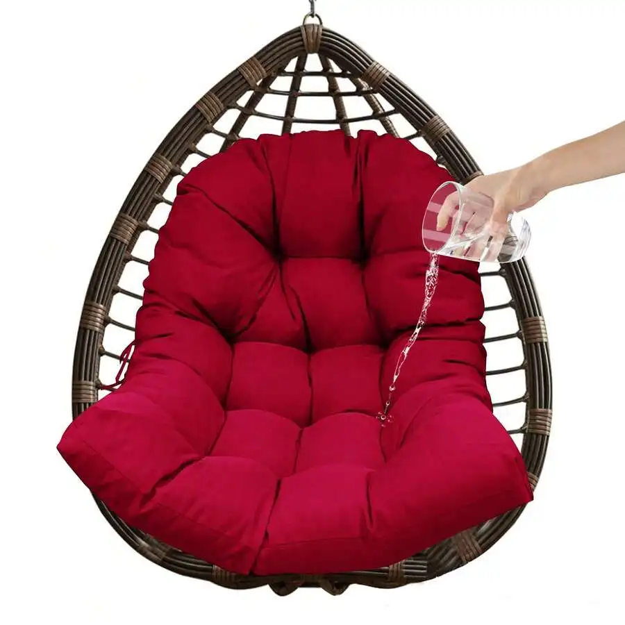 Egg Chair Cushion Seat Pad Swing Hanging Chair Mat Pillow Waterpproof Swing Egg Chair Cushion Removable Hanging Basket Seat Cush