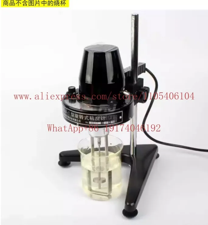 NDJ-1 rotary viscometer, desktop pointer viscometer, liquid paint coating glue detection, excluding beaker