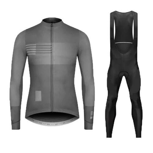 Imagen 2 del producto Conjunto de Jersey de Ciclismo largo para hombre, ropa transpirable de manga larga para bicicleta de montaña, trajes, primavera 2023