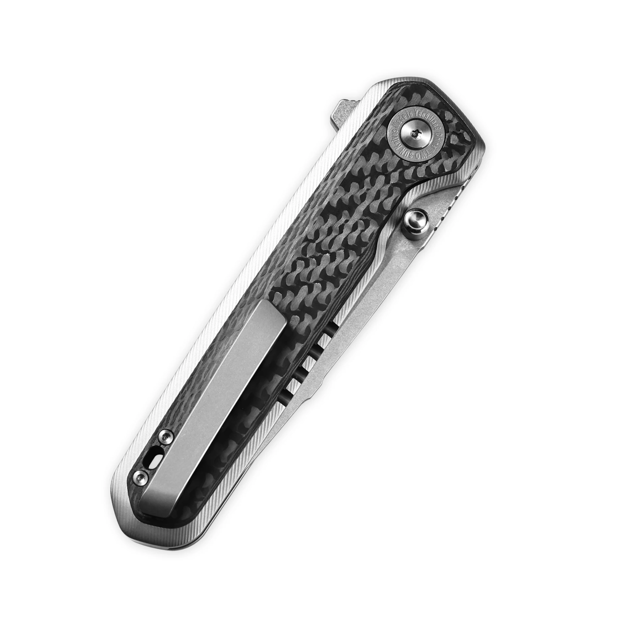 Twosun ts473 faca dobrável 14c28n lâmina faca de bolso coltello acampamento corte peixe tc4 lidar com edc ao ar livre ultra afiada caça faca