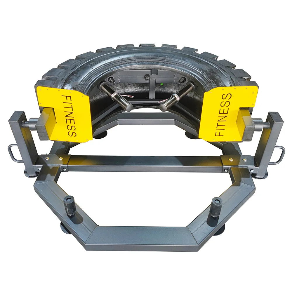 Tire Flip Trainer 180, Heavy Duty Fitness Equipment for Strength Training, Commercial Half Moon Shape Power Sled for Gym Workout