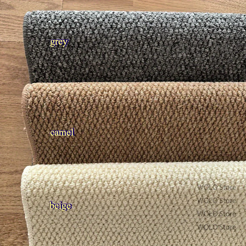 Light Luxury Long Corridor Carpet Home Decoration Solid Tone Faux Sisal Soft Runner Rugs Living Room Entryway Porch Non-slip Mat