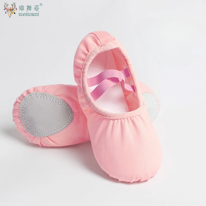 Girls Ballet Shoes Soft Sole Ballet Dance Slippers Children Kids Practise Ballerina Shoes Woman Dance Traning Shoes Yoga Shoes
