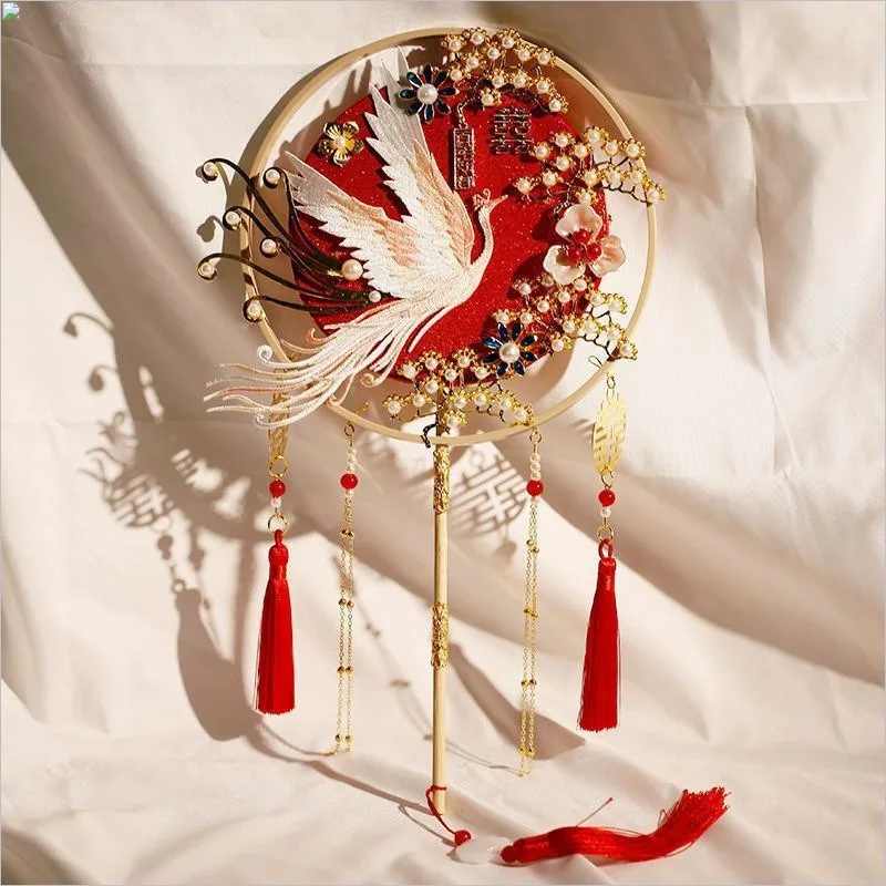 Wedding group fan happy fan, handheld Xiuhe fan
