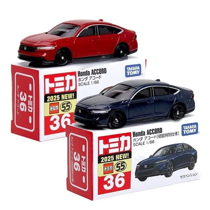 

TAKARA TOMY 36, модель автомобиля из сплава Honda Accord для мальчиков, коллекция литых под давлением автомобилей