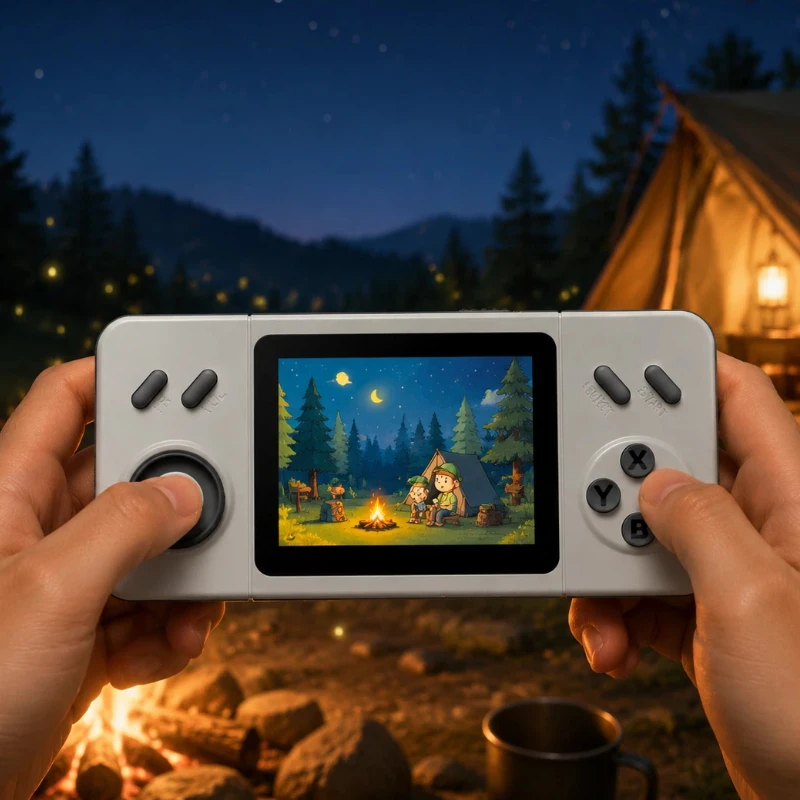 Handheld Gaming Consoles 2.8 Inch Hd Screen Retro Pocket Video Game Player Built‑In 266 Classic Games Portable For Adult Travel
