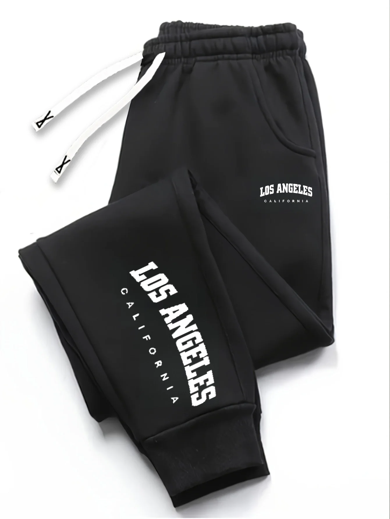 

Лос-Анджелес женские мужские спортивные штаны с эластичной резинкой на талии Высокое качество модные универсальные спортивные брюки повседневные брюки для бега на открытом воздухе