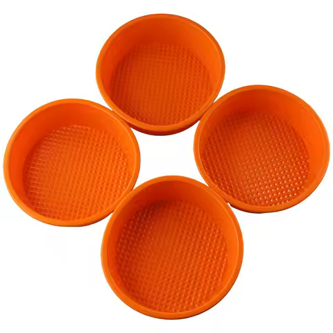 1/4pcs Easy To Clean Silicone Cake Molds Orange 5 Inch Baking Decoration Mold Decorating Silicone Mould Kitchen