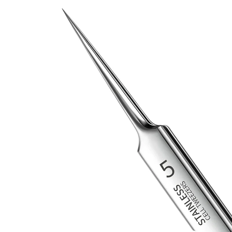 Ultra-fine Cell Pimples Blackhead Clip Tweezers Beauty Salon Remover Acne Needle Blackhead Deep Cleaner Clip Face Skin Care Tool