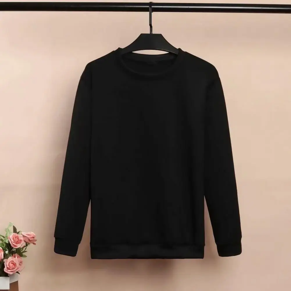 

Autumn Winter New Round Neck Jacquard Casual Sweatshirt Male Solid Color Tee Top Homme Loose Fashion All-match Man Pullovers