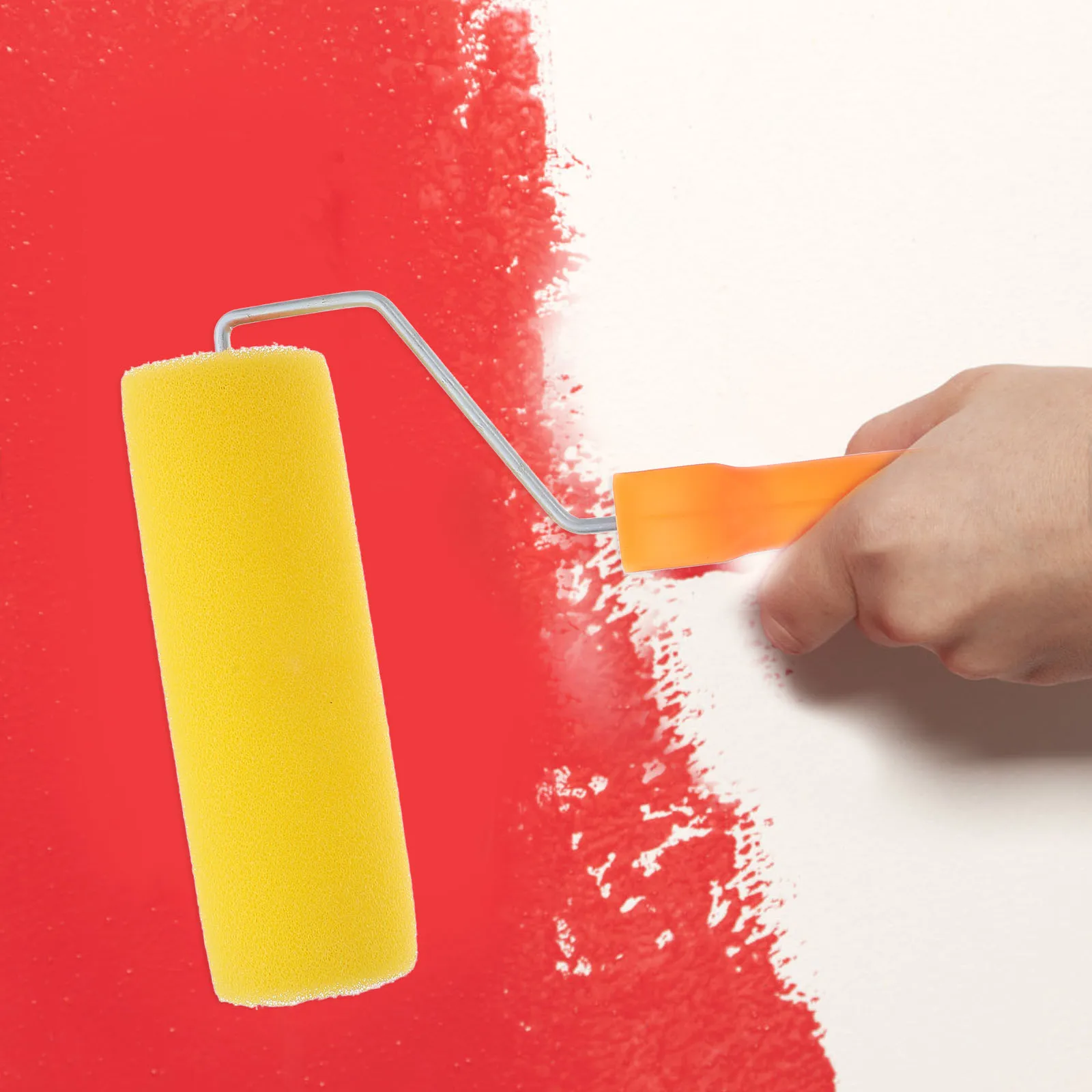 

Texture Roller Sponge Paint Brush High Efficiency Wall Painting Tool Even Coverage Durable Easy Clean DIY for Ceiling