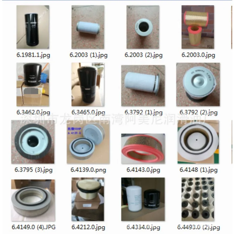 For air compressor accessories oil filter 6.1985.0-A1,  contact the merchant customer service when placing an order.