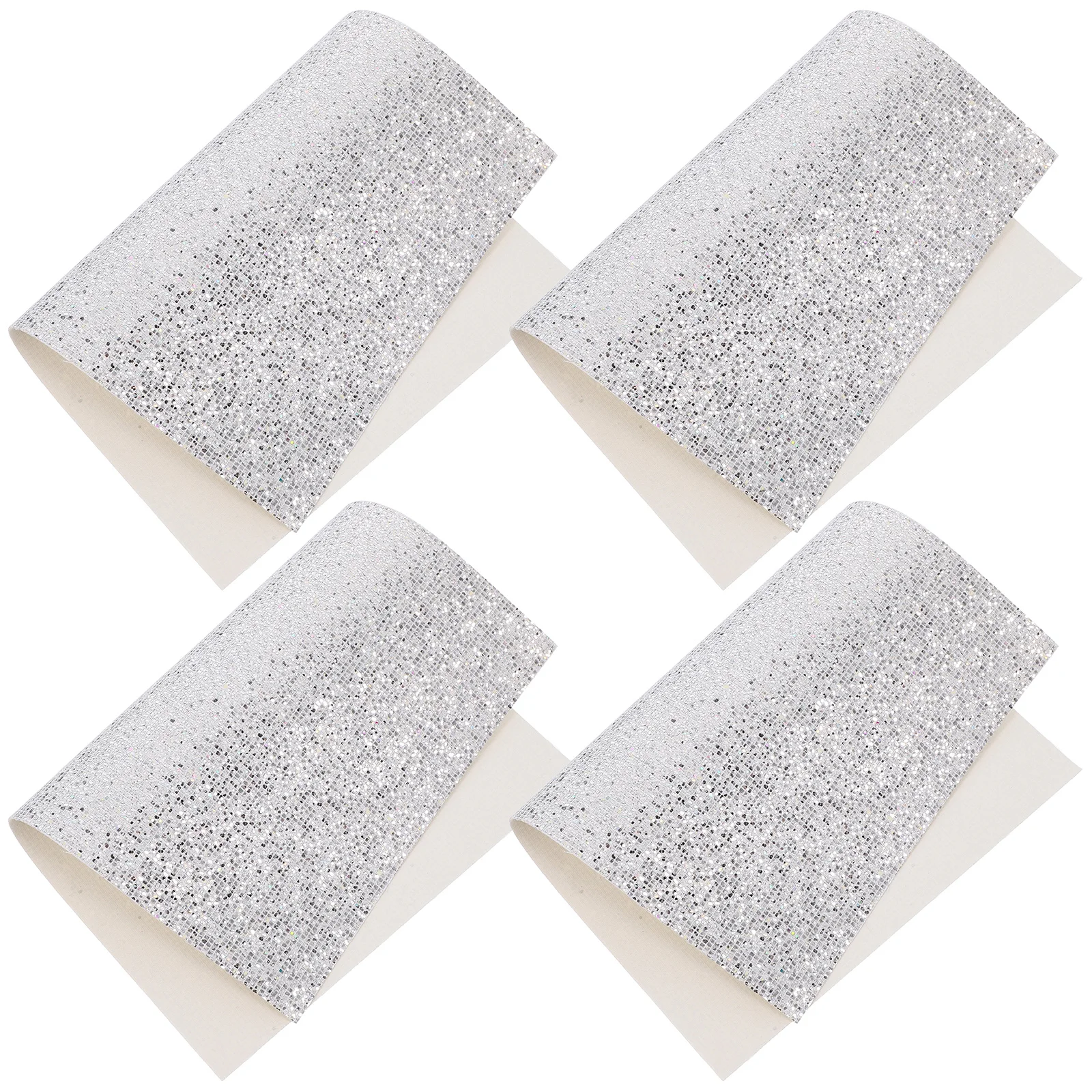 

4pcs Diy Earings Craft Bling Crystal Rhinestones Sticker Self-Adhesive Glitter Sheets For Mobile Phone Cases Hairpins Decor A4