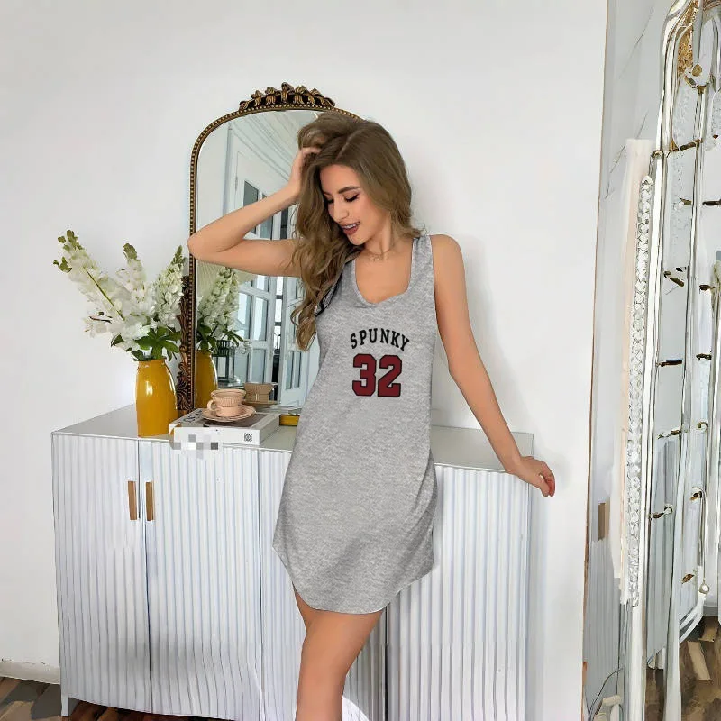 

Women's Nightgowns Letter Printed Sexy Sports Casual Pajamas Homewear