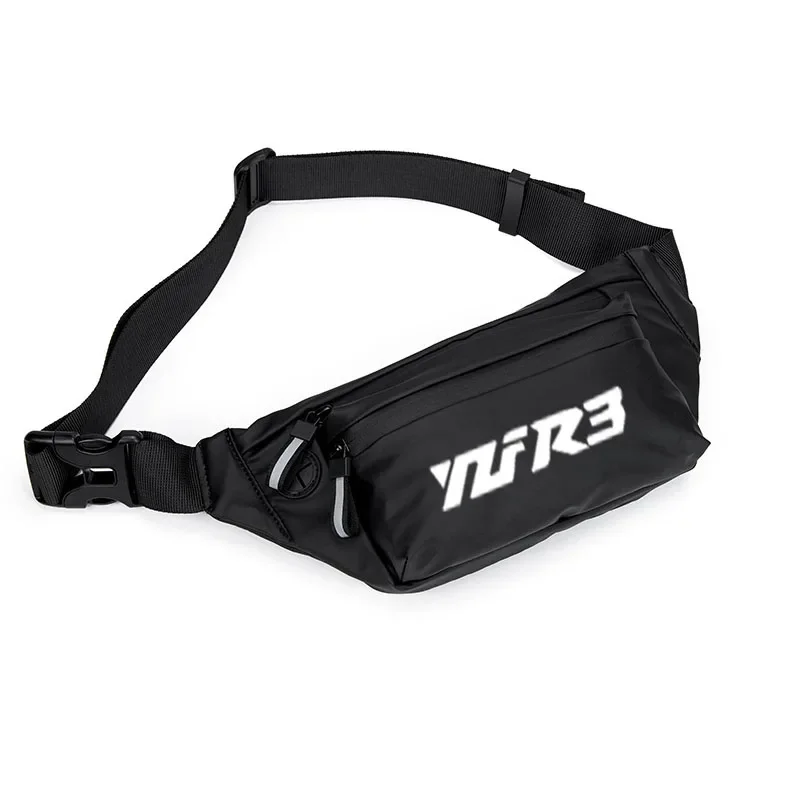 

For YZF R3 LOGO Men Waist Pack Belt Hip Bum Slant back bag Chest Bag Male Motorcycle Riding Antitheft Purse