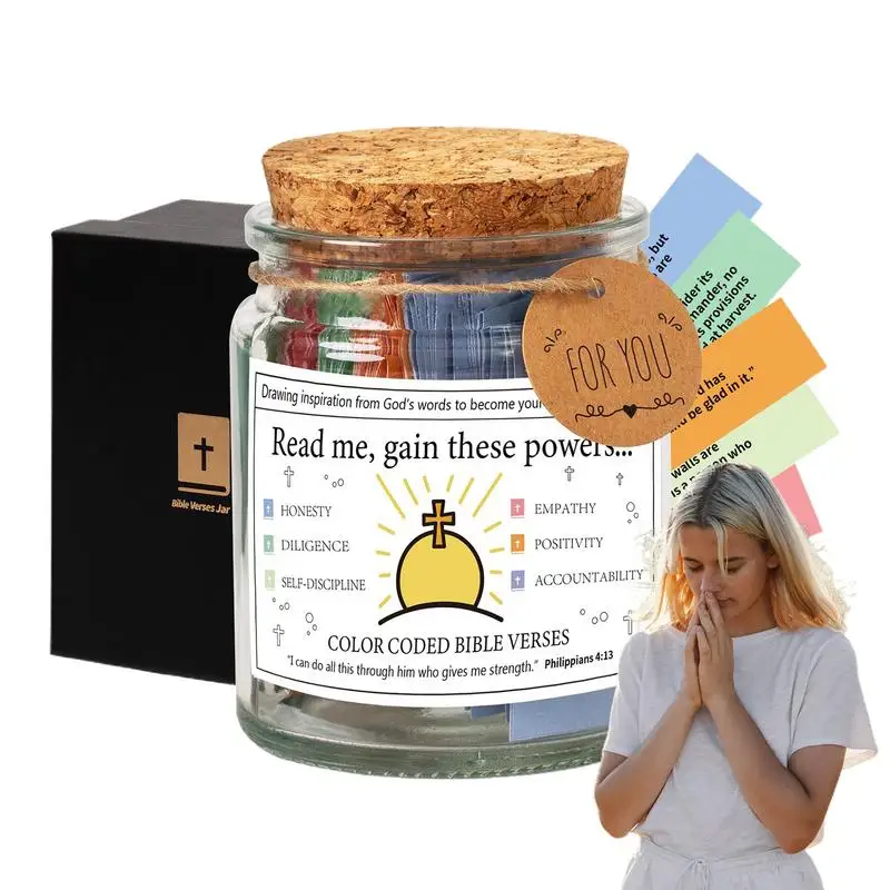 Bible Notes Jar For Emotions Handmade Bible Jar Emotions And Feelings Glass Christian Bible Jar Inspiration Devotional Notes Jar