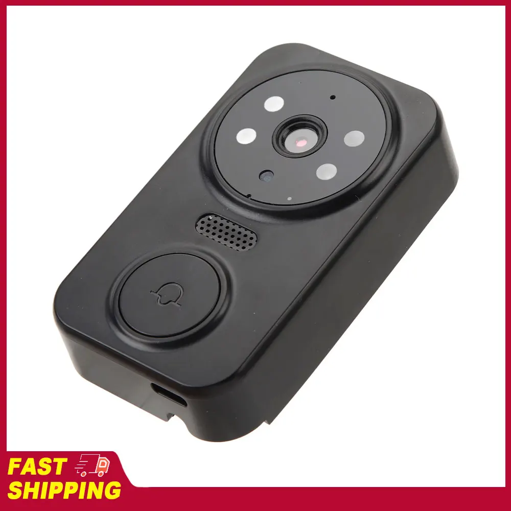 

Беспроводной видеодомофон 2,4 ГГц WiFi с высоким качеством звука, двусторонней связью, широкоугольным объективом 1080P для квартиры